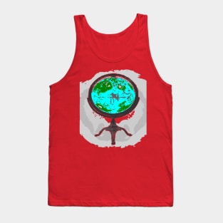 Vintage World Globe Tank Top